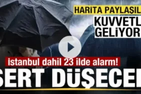 İstanbul Dahil 23 İlde Sarı Kodlu Uyarı: Hava Sıcaklıkları Sert Düşecek