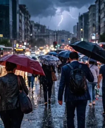Meteoroloji’den 12 İl İçin Sarı Kodlu Uyarı: Kuvvetli Sağanak Yağış Alarmı