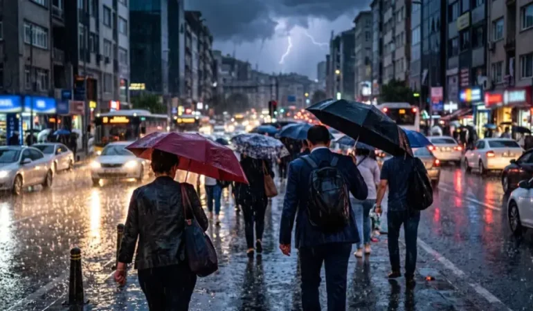 Meteoroloji’den 12 İl İçin Sarı Kodlu Uyarı: Kuvvetli Sağanak Yağış Alarmı