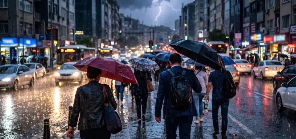 Meteoroloji’den 12 İl İçin Sarı Kodlu Uyarı: Kuvvetli Sağanak Yağış Alarmı