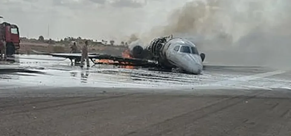 İstanbul’dan Kalkan Özel Jet Libya’da Kaza Kırıma Uğradı