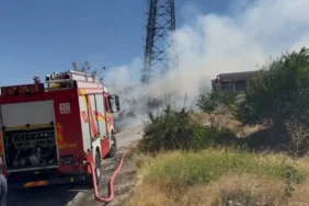 Ankara’da Ot Yangını