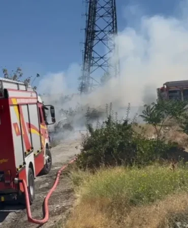 Ankara’da Ot Yangını