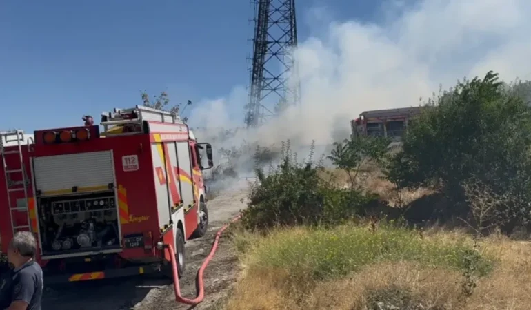 Ankara’da Ot Yangını
