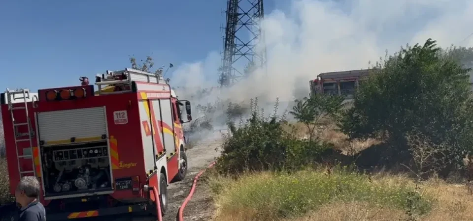 Ankara’da Ot Yangını