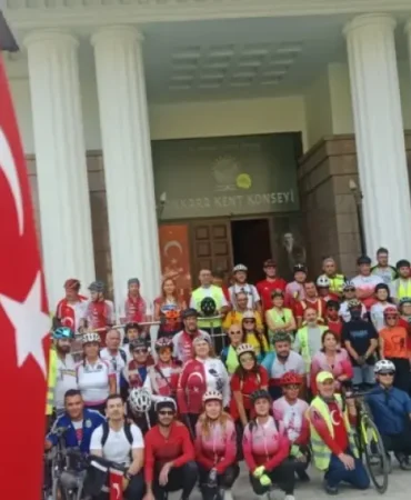 Başkentte Zafer Coşkusu Pedallarla Taşındı