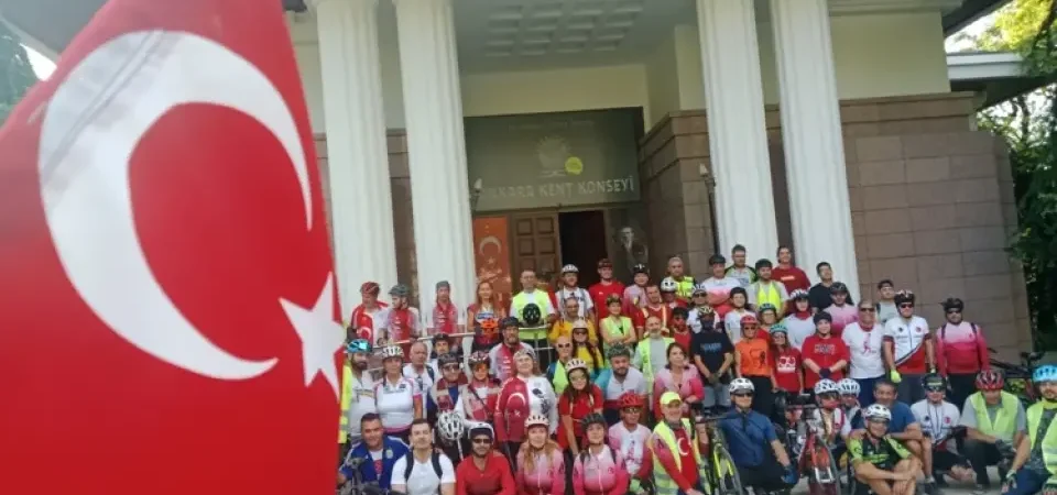 Başkentte Zafer Coşkusu Pedallarla Taşındı