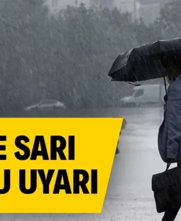 Meteoroloji’den Doğu Karadeniz İçin Sarı Kodlu Yağış Uyarısı