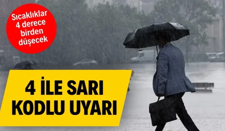 Meteoroloji’den Doğu Karadeniz İçin Sarı Kodlu Yağış Uyarısı