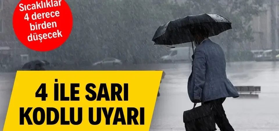 Meteoroloji’den Doğu Karadeniz İçin Sarı Kodlu Yağış Uyarısı