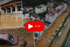 Karadeniz’i Sel Vurdu: Trabzon’un Ardından Rize Sular Altında! (Araçlar Sürüklendi)