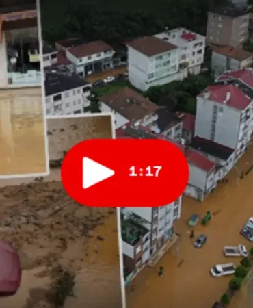 Karadeniz’i Sel Vurdu: Trabzon’un Ardından Rize Sular Altında! (Araçlar Sürüklendi)