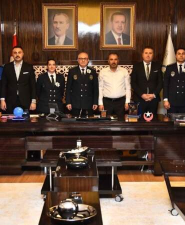 Ertuğrul Başkan’a Zabıta Haftası Ziyareti