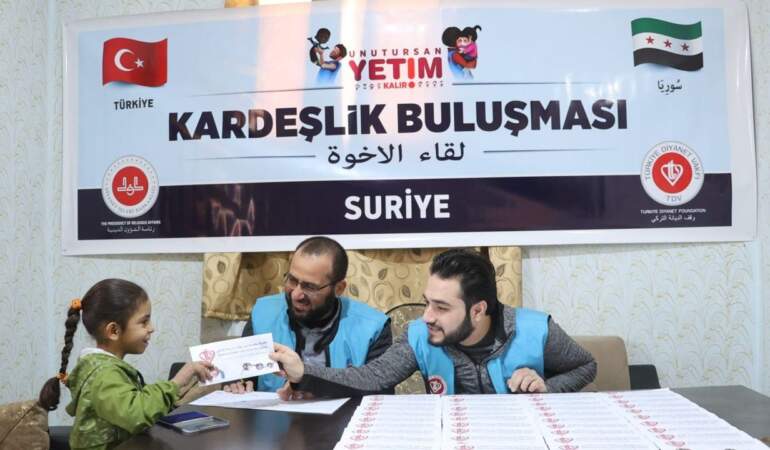 TDV 10 Bini Aşkın Yetime Düzenli Destek Sağlıyor