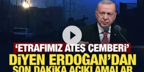 Cumhurbaşkanı Erdoğan’dan Beştepe’de Kritik Açıklamalar: “Etrafımız Ateş Çemberi, Ülkemizin Kılına Zarar Gelmemesi İçin Çalışıyoruz”