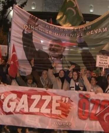 Ankaralı Vatandaşlardan Filistin’e Destek Yürüyüşü