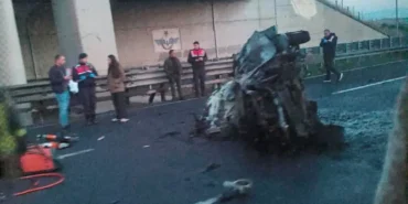 Ankara’da Feci Kaza: Refüje Çarpan Otomobil Alev Aldı, Sürücü Hayatını Kaybetti