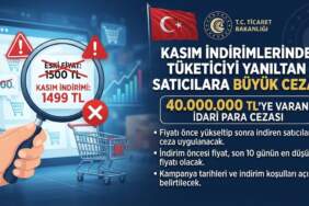 Kasım İndirimlerine Ticaret Bakanlığı’ndan Sıkı Takip