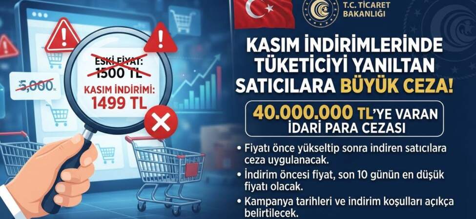Kasım İndirimlerine Ticaret Bakanlığı’ndan Sıkı Takip