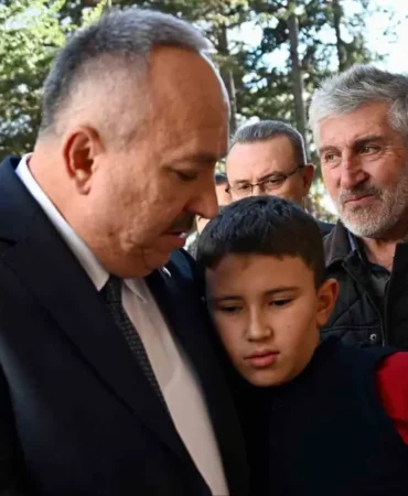 Emniyet Genel Müdürü Ali Fidan’dan Şehit Polis Ahmet Türkoğlu’nun Ailesine Taziye Ziyareti