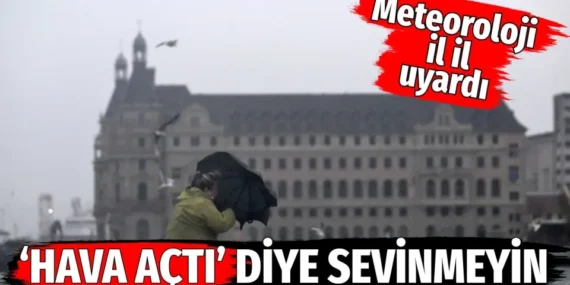 Meteoroloji’den Yeni Hafta Uyarısı: “Hava Açtı” Diye Sevinmeyin, Fırtına ve Sağanak Geliyor