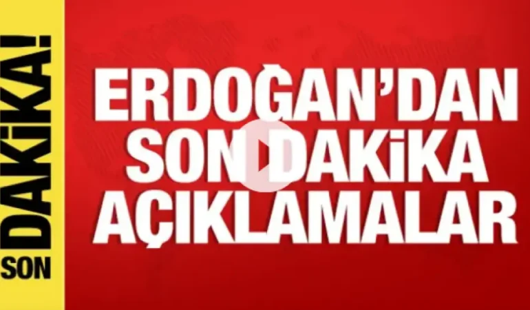 Cumhurbaşkanı Erdoğan’dan Kabine Toplantısı Sonrası Kritik Açıklamalar