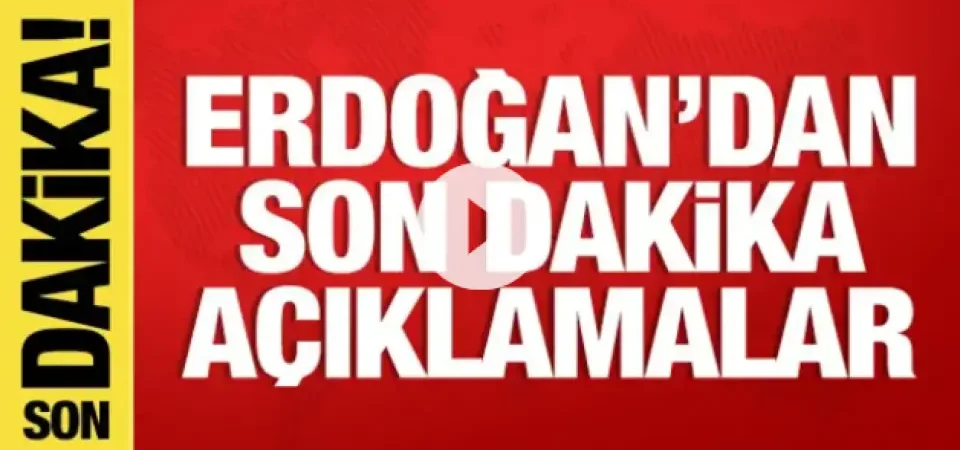 Cumhurbaşkanı Erdoğan’dan Kabine Toplantısı Sonrası Kritik Açıklamalar