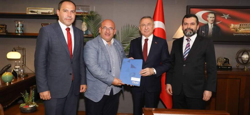 Fuat Oktay, TİGAD Heyetini Meclis’te Kabul Etti