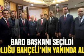 Ankara 2 No’lu Baro Başkanı Muhammed Kürşat Üçüncü’den MHP Lideri Bahçeli’ye Ziyaret