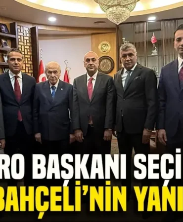 Ankara 2 No’lu Baro Başkanı Muhammed Kürşat Üçüncü’den MHP Lideri Bahçeli’ye Ziyaret