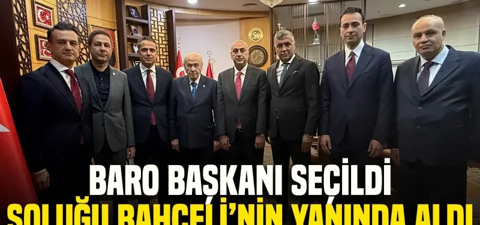 Ankara 2 No’lu Baro Başkanı Muhammed Kürşat Üçüncü’den MHP Lideri Bahçeli’ye Ziyaret